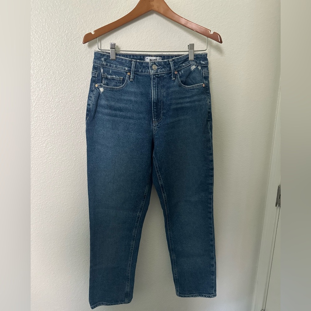PAIGE Indigo Denim Jeans High Rise Brigitte